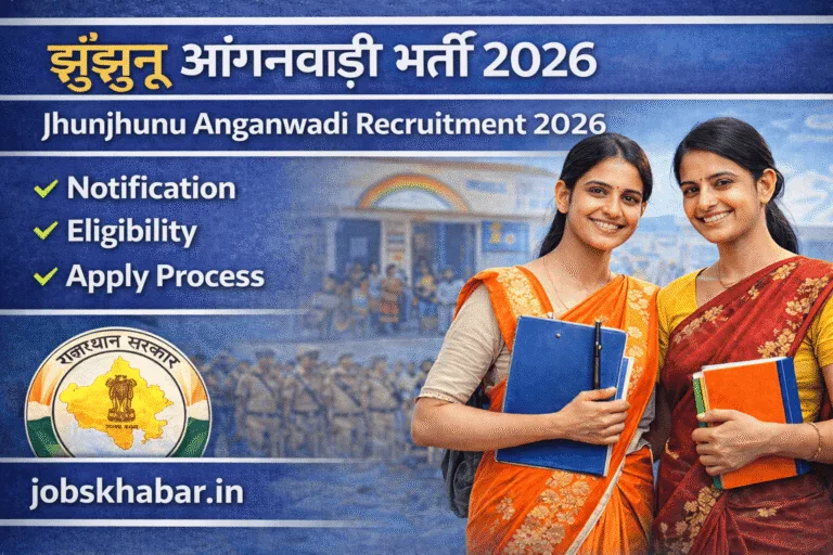 Jhunjhunu Anganwadi Recruitment 2026